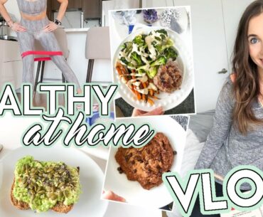 DAY IN THE LIFE: staying healthy at home, what I eat in a day