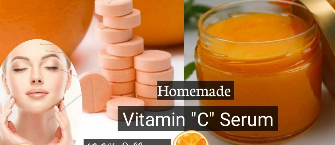 How to make Vitamin C Serum at home for youthful, glowing, spotless skin./ DIY vitamin c serum.