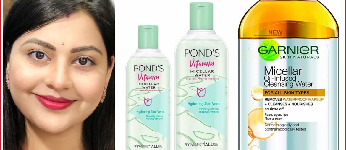 PONDS Vitamin Micellar Water V/S GARNIER Micellar Water/Chetnaslifestyle