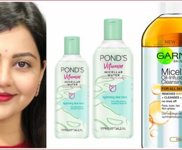 PONDS Vitamin Micellar Water V/S GARNIER Micellar Water/Chetnaslifestyle