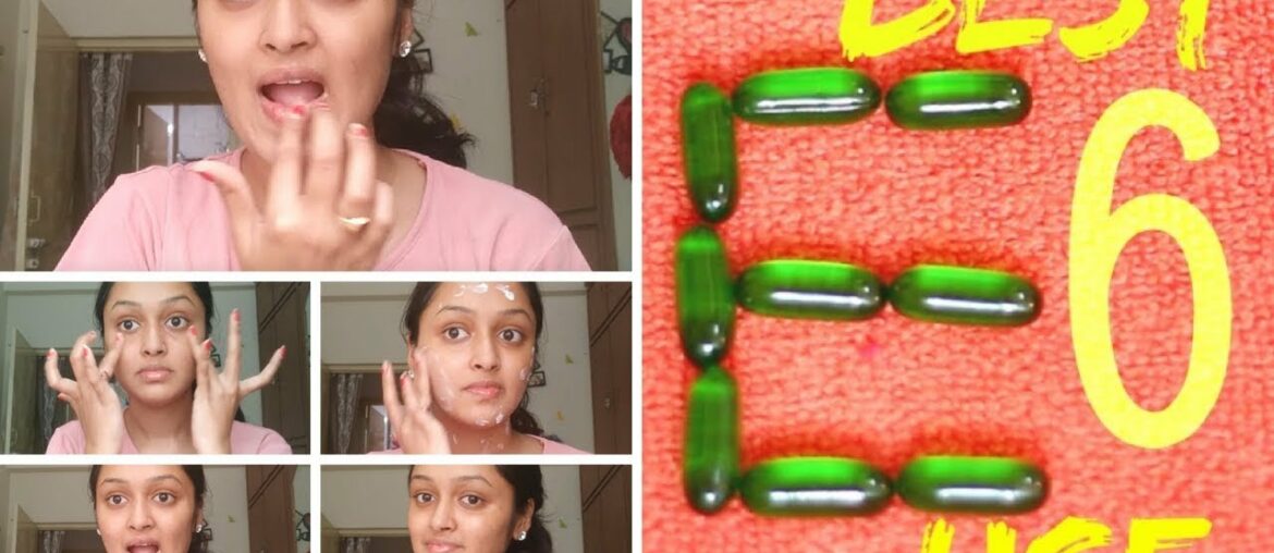 Top Six Uses Of Vitamin E Capsules For SkinCare And Haircare In Telugu