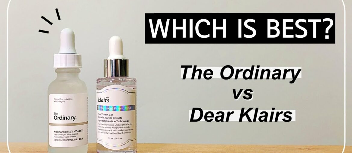 Klairs Freshly Juiced Vitamin Drop vs The Ordinary Niacinamide 10% | How I Fade Acne Scars