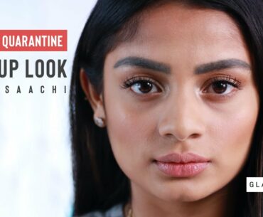 5 Minute Quarantine Makeup Look | #StayHome | Glamrs Quarantine Live Shows