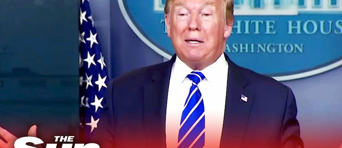 Donald Trump on 'injecting patients with disinfectant' and UV light to treat coronavirus
