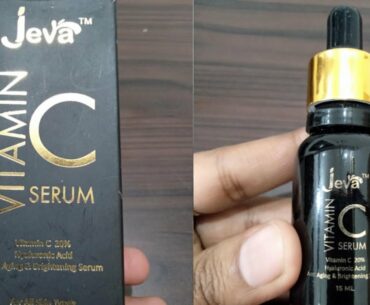 Jeva Vitamin C Serum|| AFFORDABLE VITAMIN C SERUM|| Honest Review