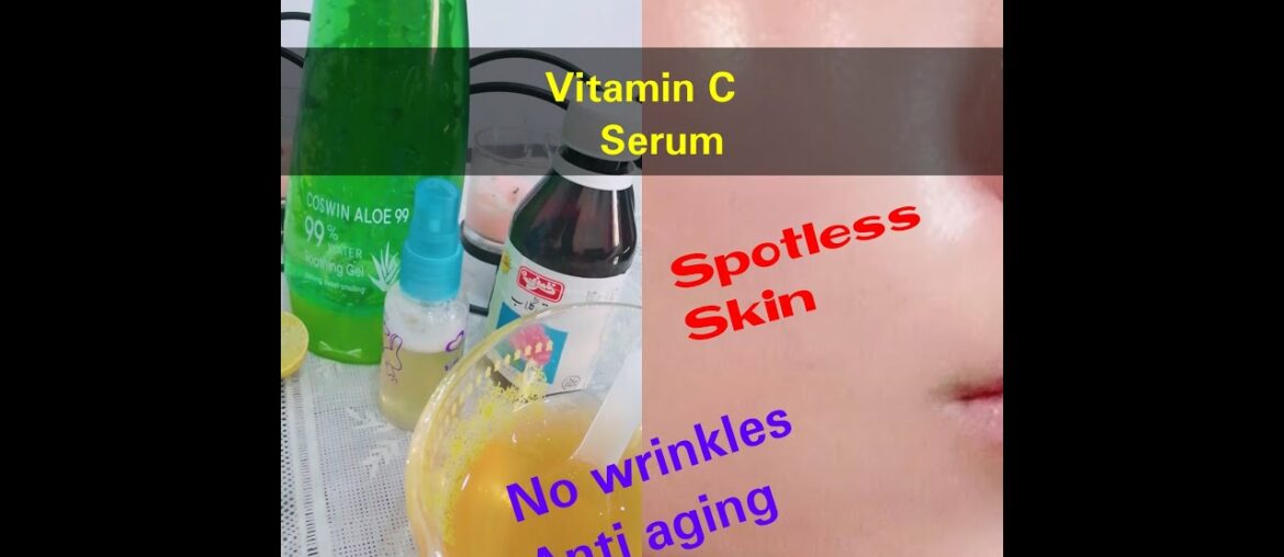 DIY Vitamin C Summer Serum/Toner For glowing, spotless and Healthy skin