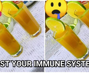 HOW TO BOOST YOUR IMMUNITY WITH GINGER,LEMON,LIME, AND ORANGES TO FIGHT AGAINST FLU AND COLD.