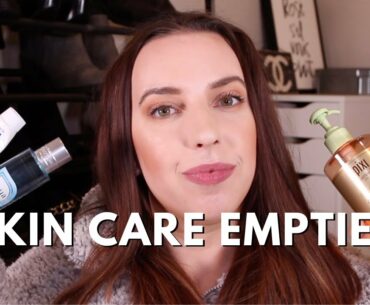 SKIN CARE EMPTIES: ALPYN BEAUTY, DRUNK ELEPHANT, SKIN INC, L'OCCITANE, FRESH, PIXI