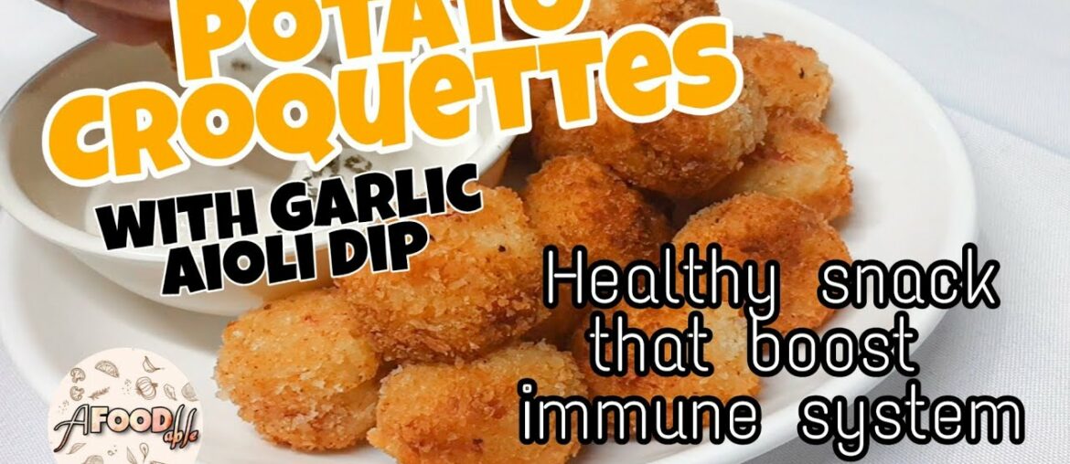Healthy Potato Croquettes | Boost immune system to prevent COVID-19