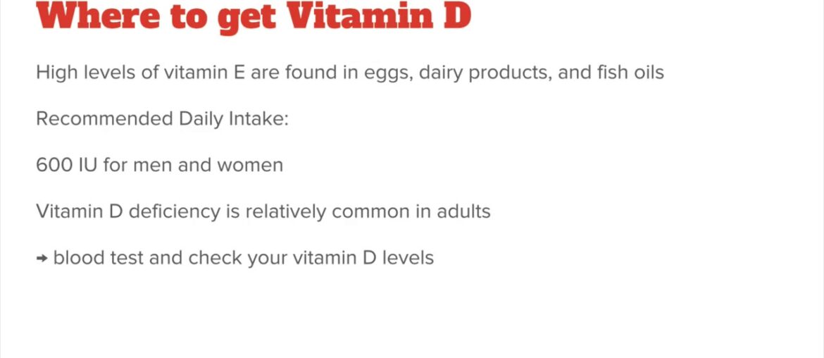 MICRONUTRIENTS || 5  Vitamin D