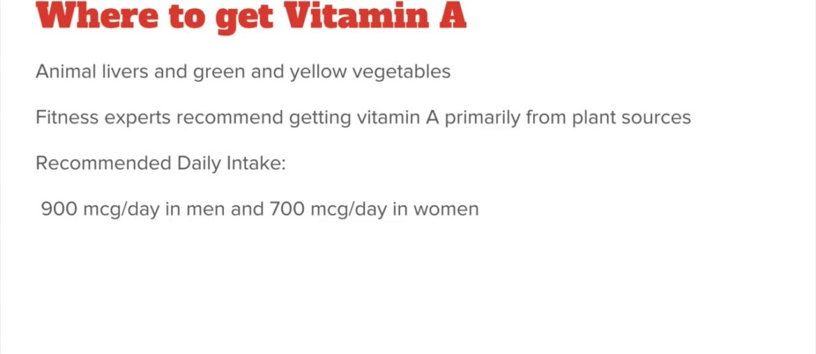 MICRONUTRIENTS || 2  Vitamin A