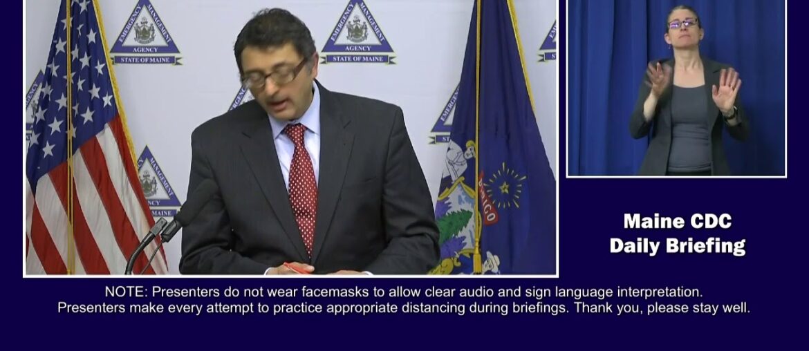 Maine Coronavirus COVID-19 Briefing: Wednesday, May 13, 2020