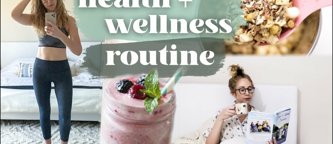 My Health + Wellness Routine | Fitness, Supplements, Vegetarian What I eat! Mom of 3!