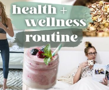 My Health + Wellness Routine | Fitness, Supplements, Vegetarian What I eat! Mom of 3!