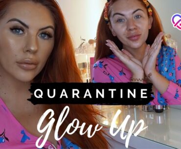QUARANTINE GLOW UP | EVERYDAY MAKEUP | PREGNANCY MAKEUP