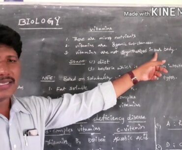 CLASS -10 / BIOLOGY / MALL NUTRITION / VITAMINS / R.JANARDHAN