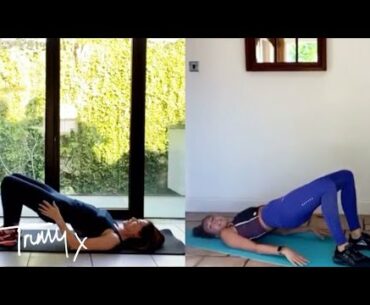 Pilates And Cardio Conditioning At-Home Workout With Nathalie | Exercise | Trinny