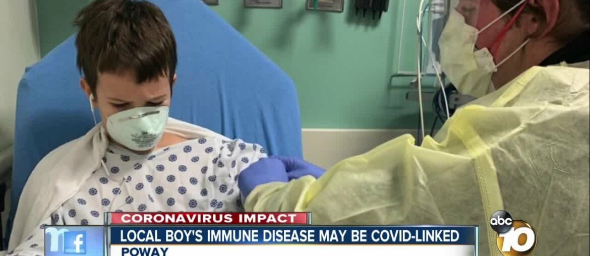 Poway boy's immune disease may be linked to COVID-19