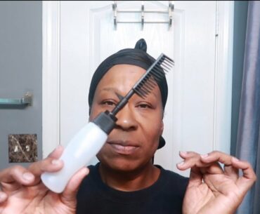 Dying My Hair With The Dye Hair Comb || Bigen And Hair Vitamins