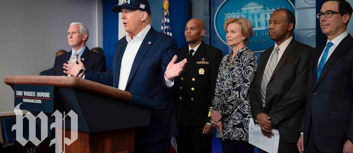 WATCH: Trump gives coronavirus update at White House