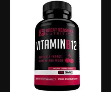 Vitamin B12 .  Cherry Flavor! .  Great Seasons Nutrition