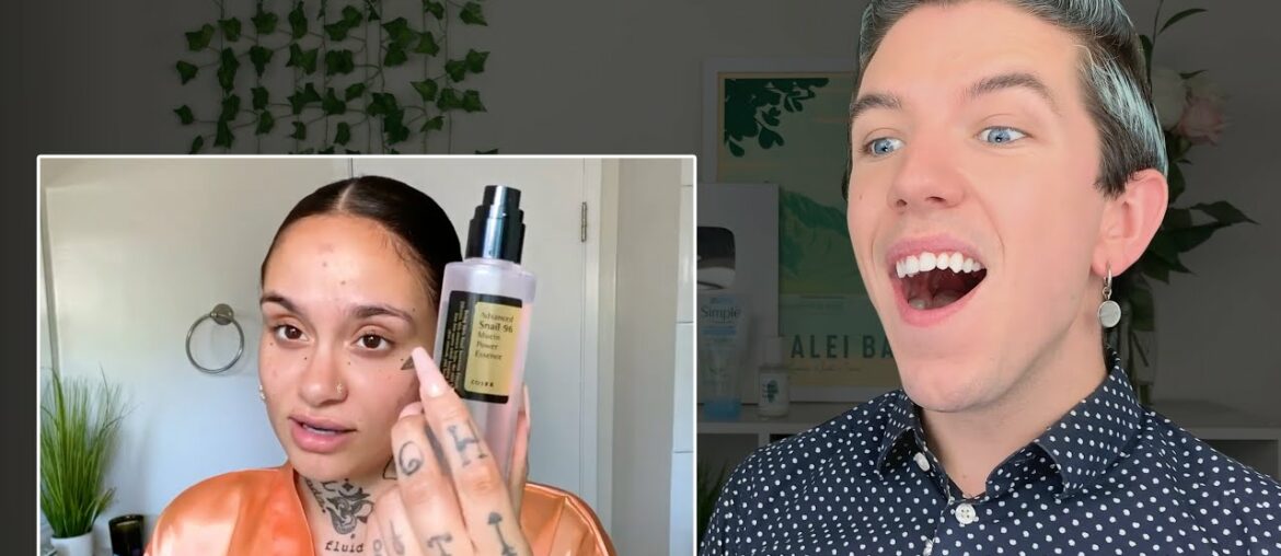Specialist Reacts to Kehlani's Skin Care Routine