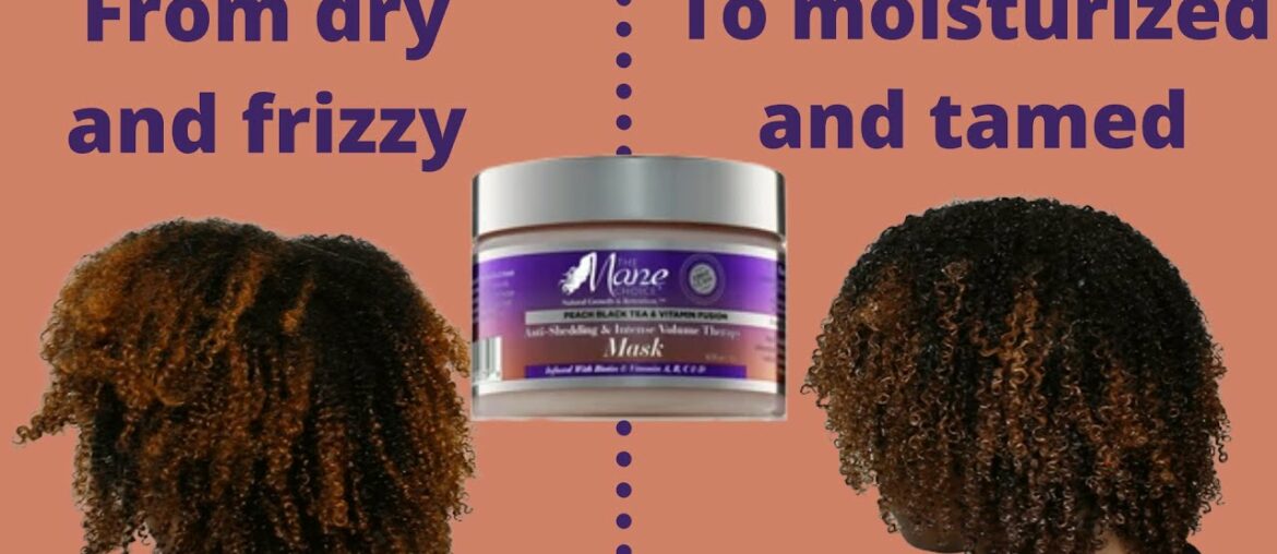 I Used The Mane Choice Peach Black Tea Mask to Revive My Hair and My Hair Was DELIVERT