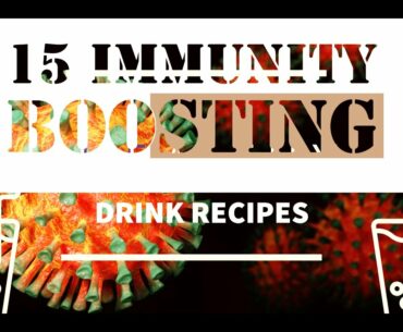 (15) Immunity Boosting Drink Recipes | Home Made 2020 - New