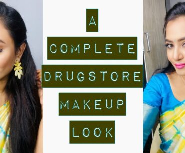 A Complete Drugstore Makeup Look - #JananiAshokkumar