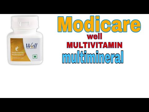 Modicare  well multivitamin and multimineral full information in hindi