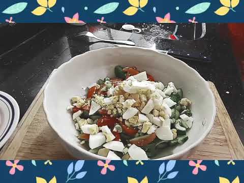 Let's eat healthy... Simple salad ,easy to make...