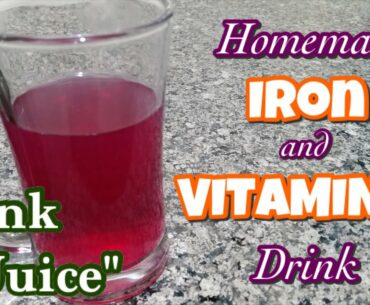 Homemade PINK JUICE | Rich in Iron and Vitamin C | Without Blender or Juicer | How to Make?