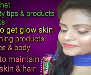 Beauty products live explaining