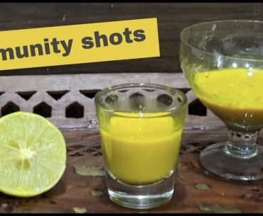 Immunity shots |Turmeric Ginger Shot| DIY Immunity Boosting shots| Quick and Easy| Sravi Smart Finds