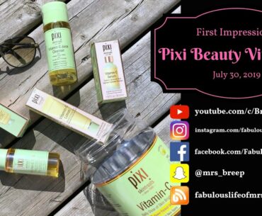 Pixi Beauty Vitamin C Skintreats | First Impressions | Brighter Complexion | Fabulous Life of Mrs. P