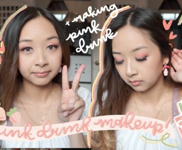 ~how to make the pink drink + attempting to do my makeup~ | Yesstyle Cosmetics