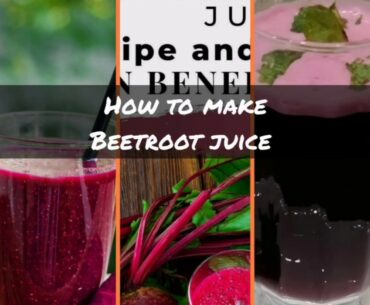 Beetroot juice.. Vitamin C drink
