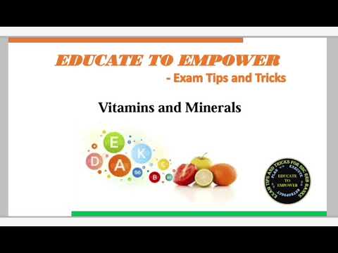 Vitamins and Minerals | Explained in Telugu