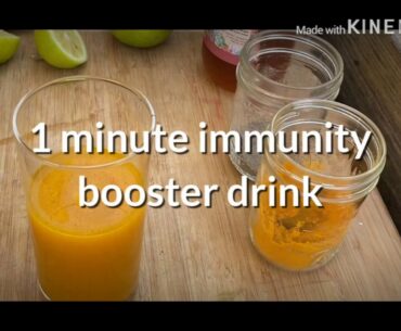 Immunity Booster | One minute turmeric lemon tea | Builds immunity against Coronavirus