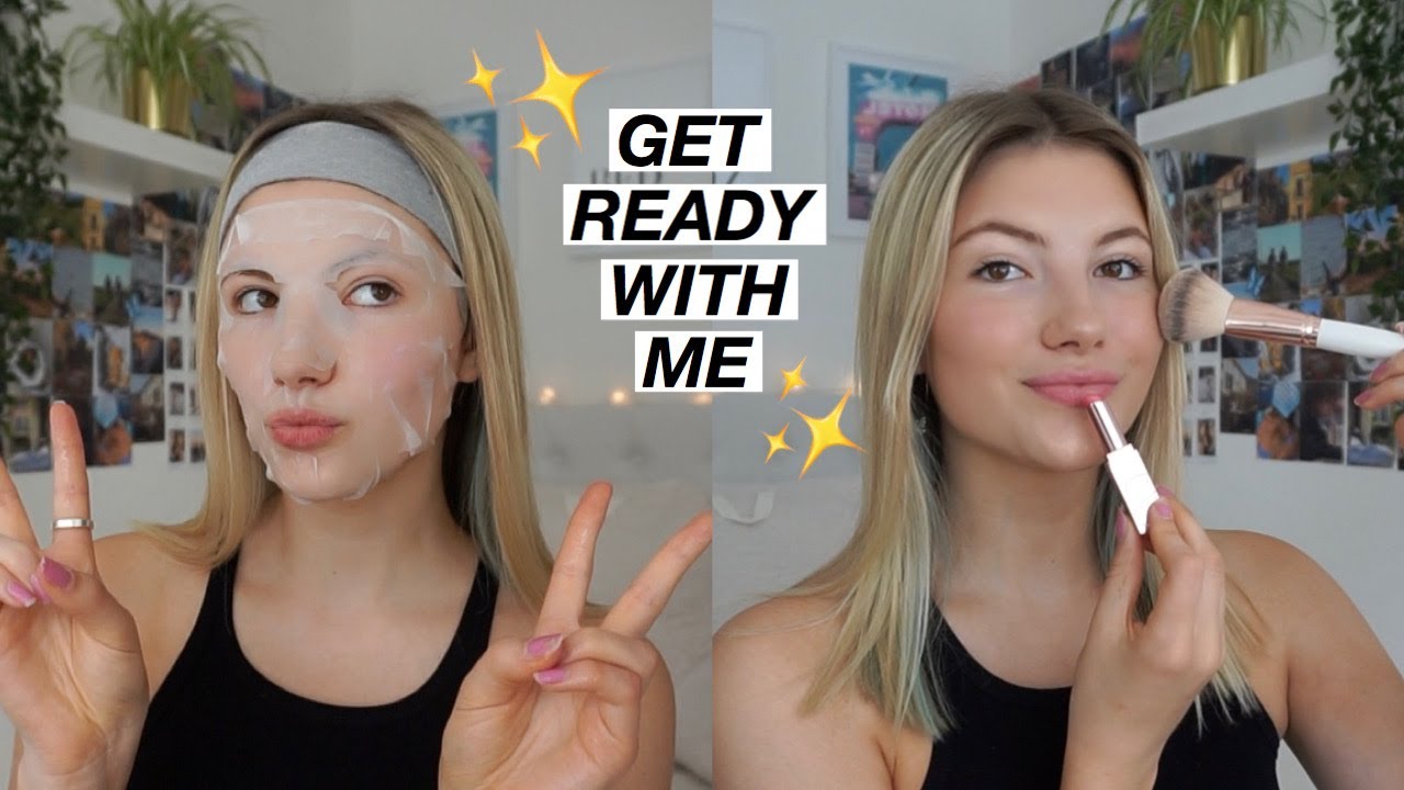 GET READY WITH ME! Skincare & Makeup