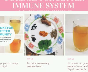 3 DRINK FOR BETTER IMMUNE SYSTEM. | PRECAUTIONS FOR COVID 19|