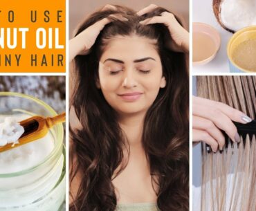 How To Use Coconut Oil For Dandruff, Frizzy Hair and Dry Scalp | Hair Care At Home | Home Remedies