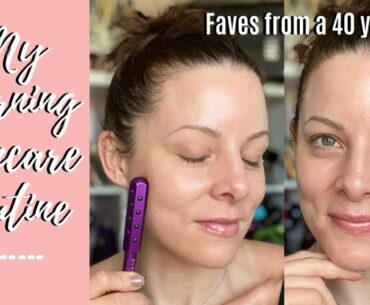 MY MORNING SKINCARE ROUTINE | Best AM products for 40 plus | Beauty Bio Vitamin C | Timeless CoQ10