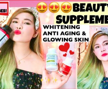 BEAUTY SUPPLEMENTS AND ESSENTIALS FOR #WHITENING #ANTIAGING #GLOWING and #HEALTHY SKIN