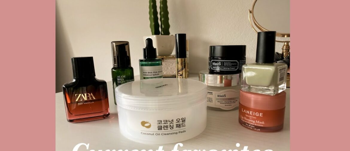 CURRENT FAVORITES / Korean skincare, makeup and everyday jewelry