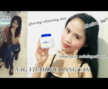 VITAMIN E WHITENING CREAM FROM THAILAND GLOWING SKIN PARA SA MGA GUSTONG PUMUTI | REVIEW