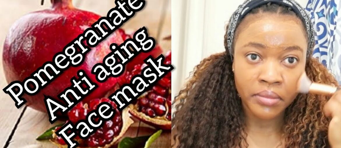 Pomegranate face pack tutorial for glowing skin at home