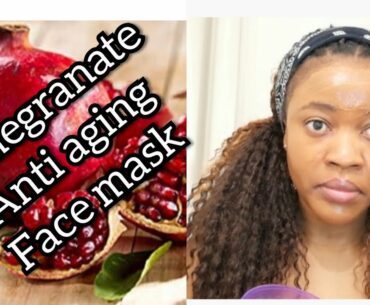 Pomegranate face pack tutorial for glowing skin at home