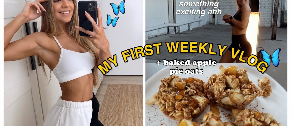 building a home gym & secret project | WEEK VLOG 1