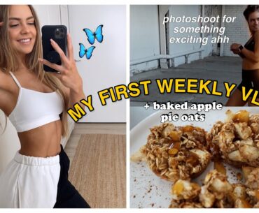 building a home gym & secret project | WEEK VLOG 1